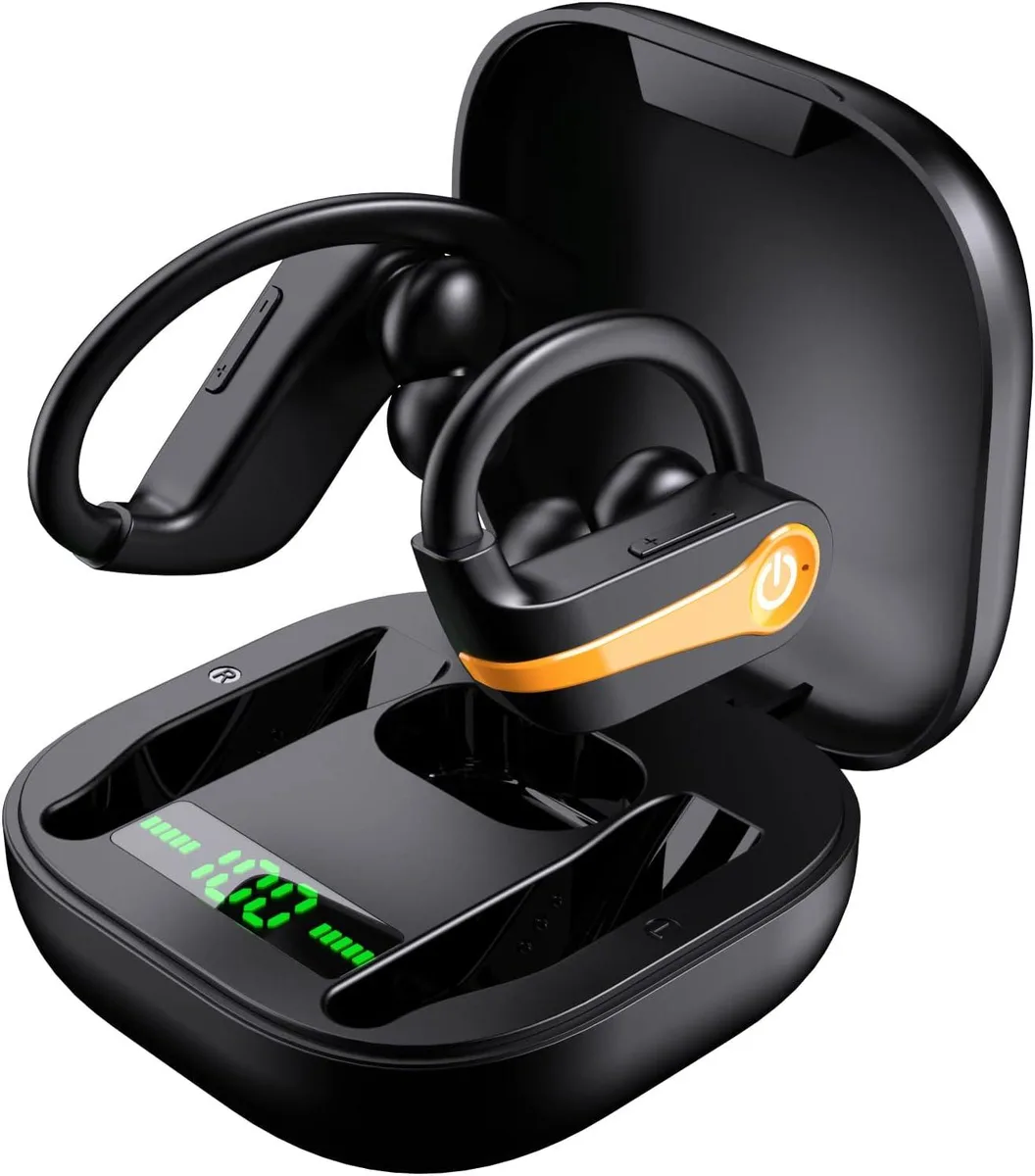 Donerton Donerton Wireless Earbud Orange 10h 40h case IP7 — product photo