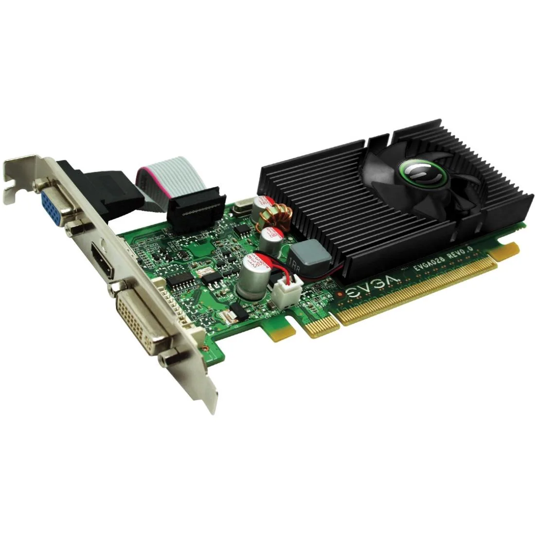 EVGA EVGA GeForce 210 graphics card 512 MB DDR2 low-profile — product photo