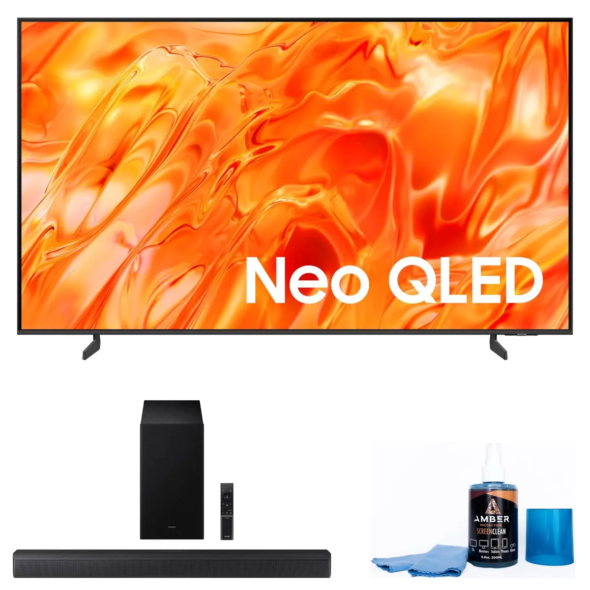 SAMSUNG SAMSUNG QN75QN70HA 75" NeoQLED TV with HW-B630F Soundbar (2026) — product photo