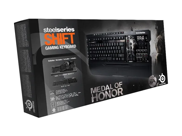SteelSeries SteelSeries 64115 Shift Medal of Honor gaming keyboard — product photo