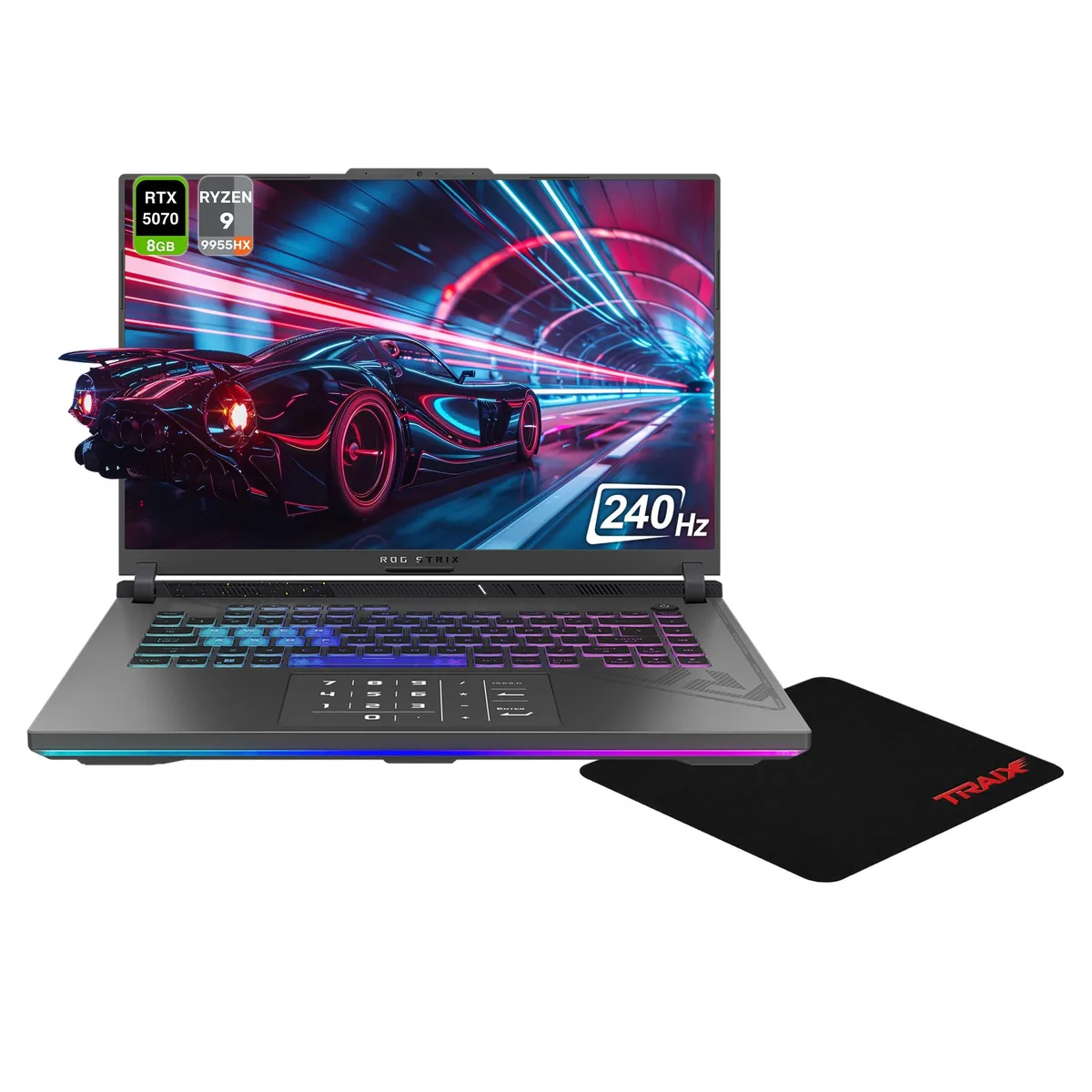 ASUS ASUS ROG Strix G16 laptop G614FP-OS94H510 Ryzen 9 9955HX 96 GB 6 TB RTX 5070 165 Hz Eclipse Gray — product photo