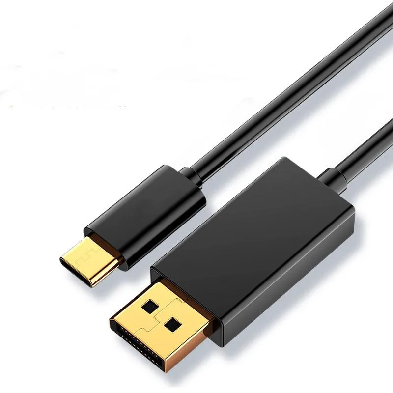 Corn Electronics Corn Electronics USB C to DisplayPort 1.2 Cable 5ft Black — product photo