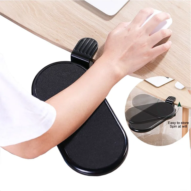SOVAWIN SOVAWIN Rotating Arm Support Wrist Rest Extender Desk Bracket Shoulder Pad Mount Mouse Pad — product photo