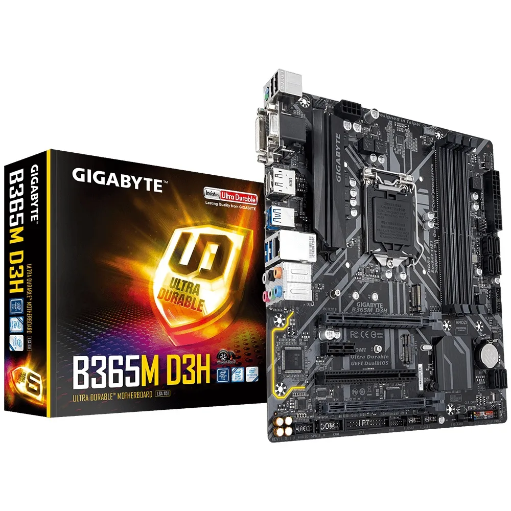GIGABYTE GIGABYTE B365M D3H Intel B365 LGA 1151 Micro ATX Motherboard 64GB DDR4 — product photo