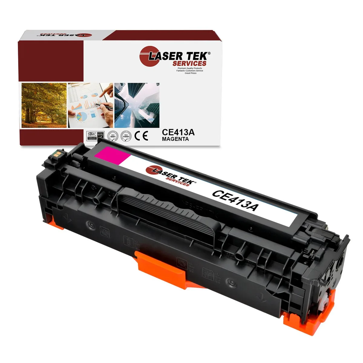 Laser Tek Services Laser Tek Services 305A Magenta Toner Cartridge CE413A — product photo