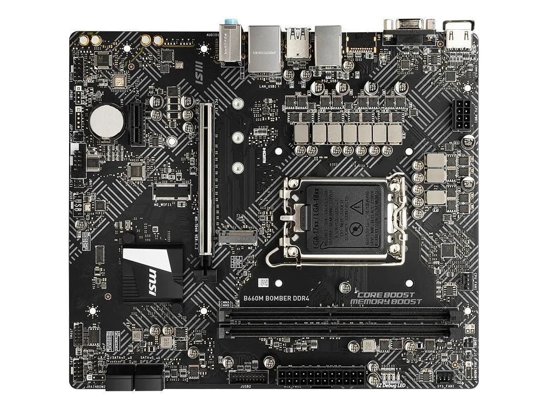 MSI MSI B660M BOMBER DDR4 Intel motherboard — product photo
