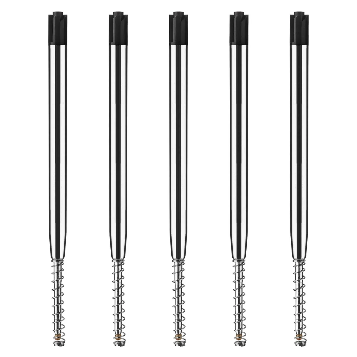  TIESOME 0.7mm Ballpoint Pen Refills 5pcs Black — product photo