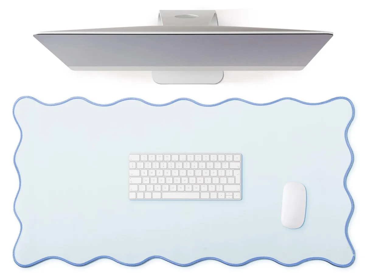  Hahafelt QUN-Hahafelt-0856 Desk Mat Blue 31.5 x 15.8 Inches — product photo