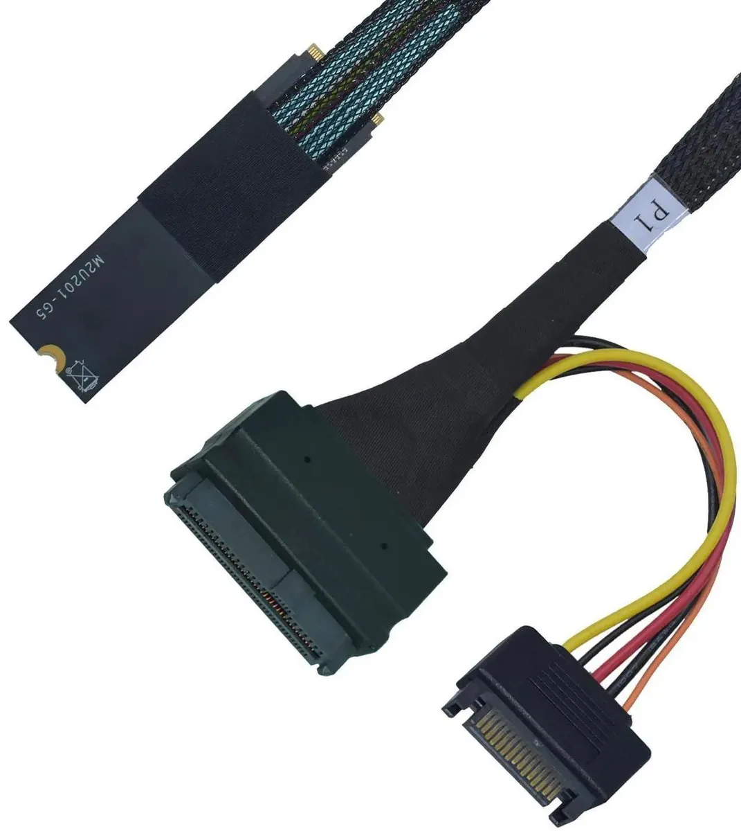 Vszerda Vszerda M.2 to U.2 NVMe cable 50cm 15Pin power — product photo