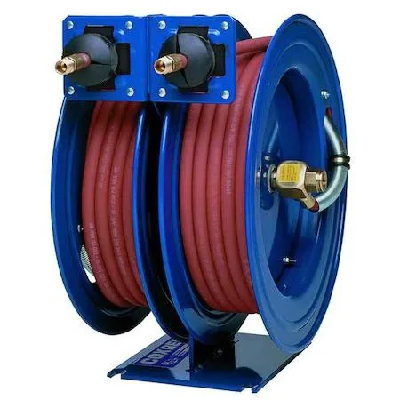 Coxreels Coxreels C-LP-350-350 Dual Reel Spring Return Hose Reel 3/8 in — product photo