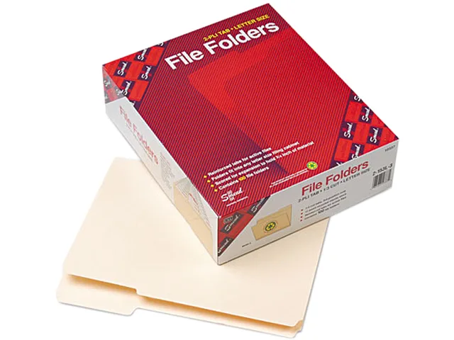 Smead Smead 10337 File Folder, Manila, 100/Box — product photo
