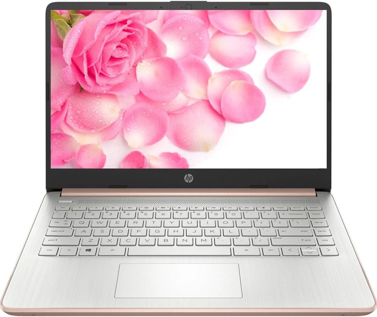 HP HP 14 laptop Intel Celeron N4120 4GB 64GB eMMC Rose Gold — product photo