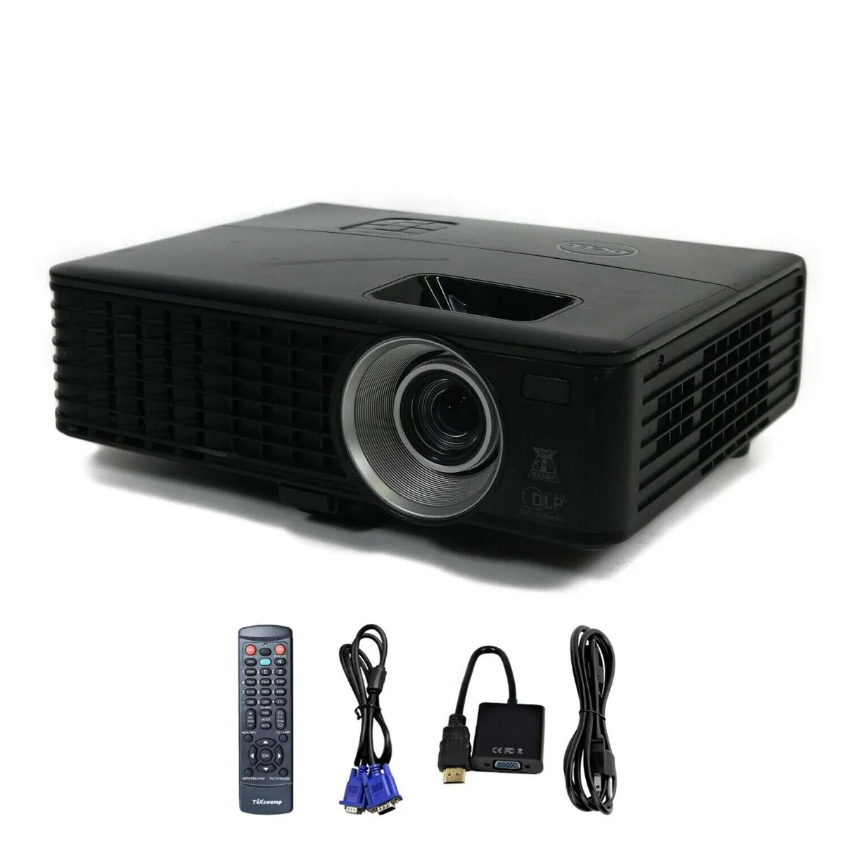 DELL DELL 1430X DLP Projector 3200 Lumens XGA 3D 1080p HDMI Password Lock Speakers Bundle — product photo