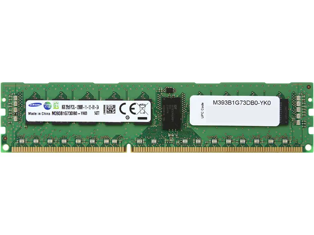 SAMSUNG SAMSUNG M393B1G73DB0-YK0 8GB DDR3 1600 ECC Registered server RAM — product photo