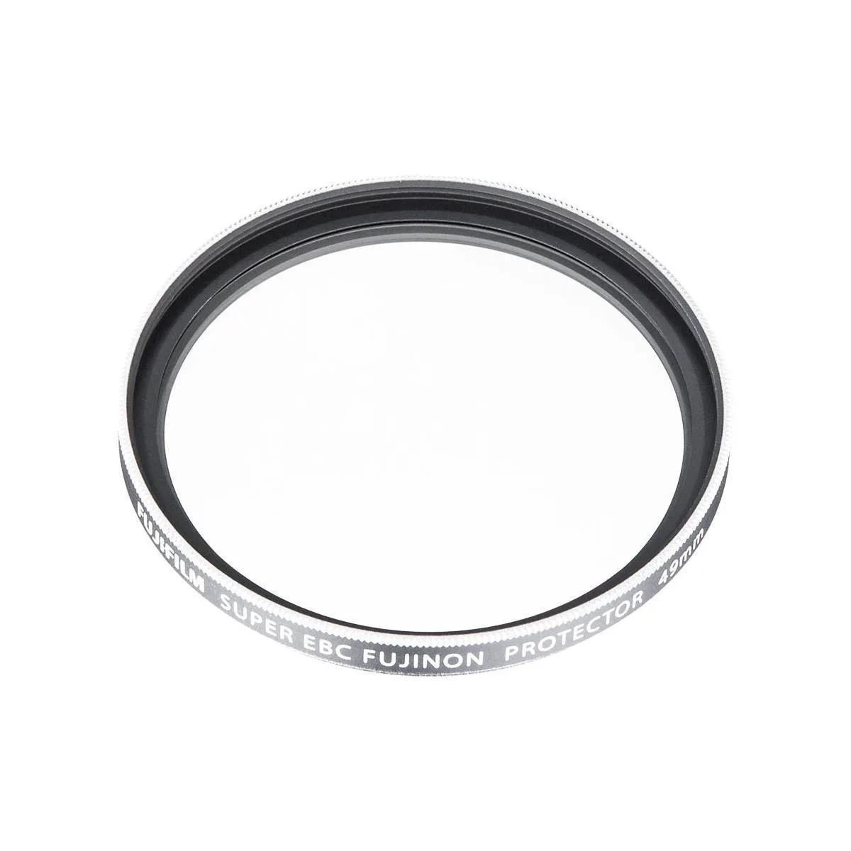 Silver 49mm protective filter for Fujifilm X100 series cameras