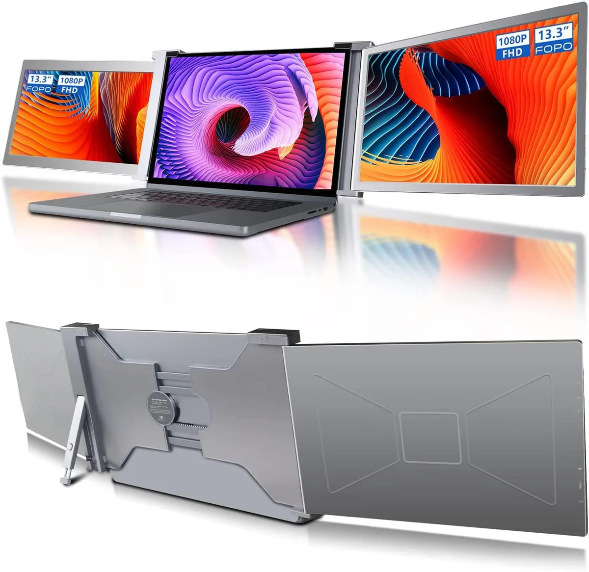 Thinkstar Thinkstar 13.3" Triple Screen Extender FHD 1080P IPS accessory — product photo