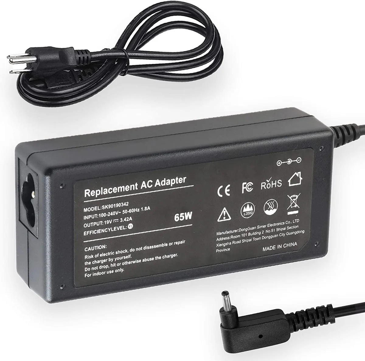 myVolts myVolts 19V 3.42A 65W AC Adapter 3.0*1.1mm — product photo