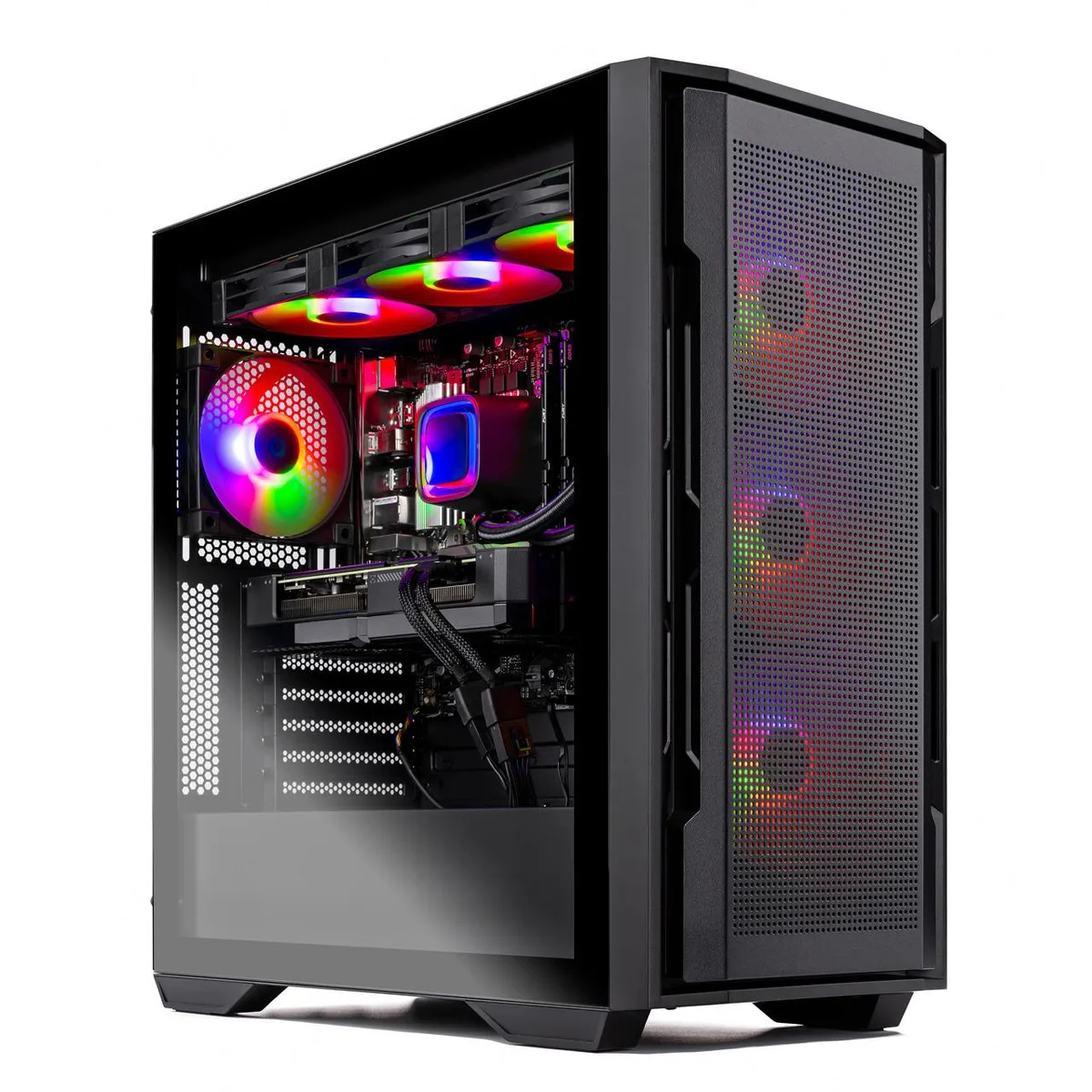 Skytech Skytech ST-RAMPAGE2-1636-B-AL gaming PC, Ryzen 7 7700X, RTX 5070 Ti 16GB, 32GB DDR5 6000, 1TB NVMe — product photo