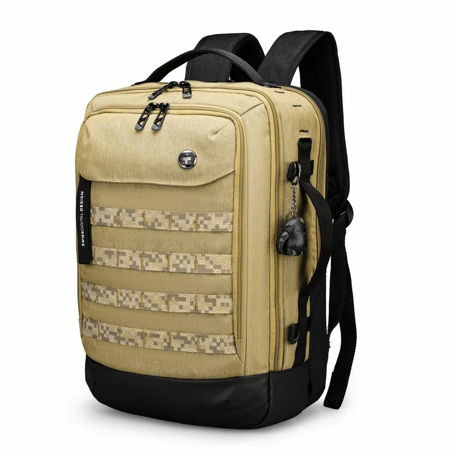 Swissdigital Design Swissdigital Design BERG Dark Khaki 24L Backpack SD1647-74 — product photo