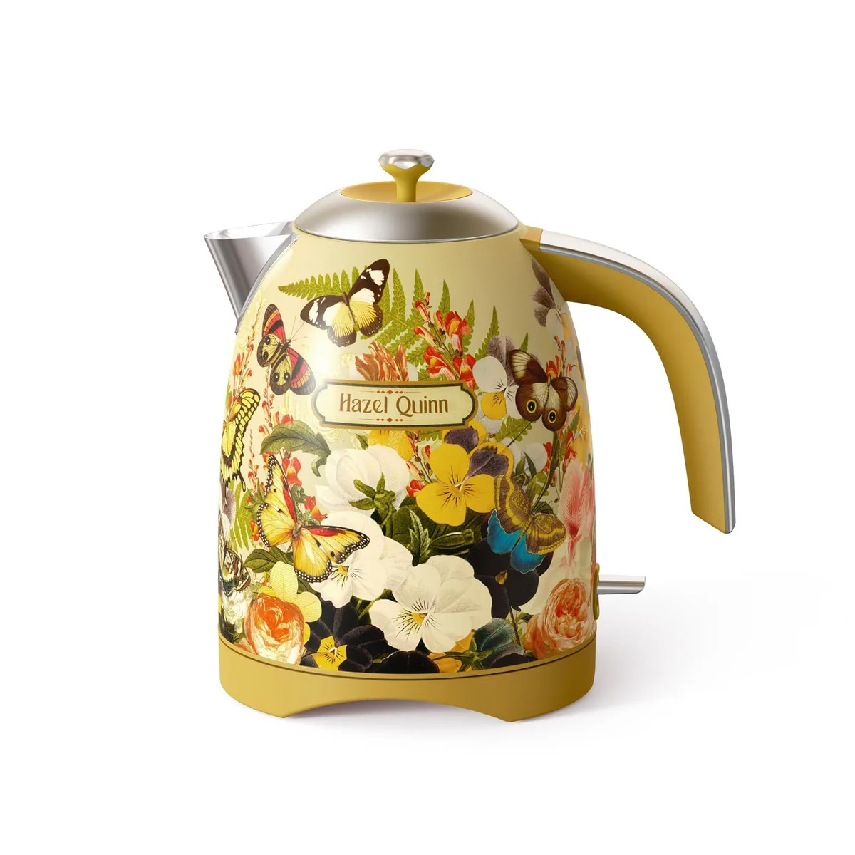  Hazel Quinn UXSH008 1.7L electric kettle, floral design — product photo