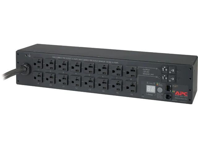 Schneider Electric Schneider Electric AP7802B Metered PDU 2U 30A 120V 16x NEMA 5-20R — product photo
