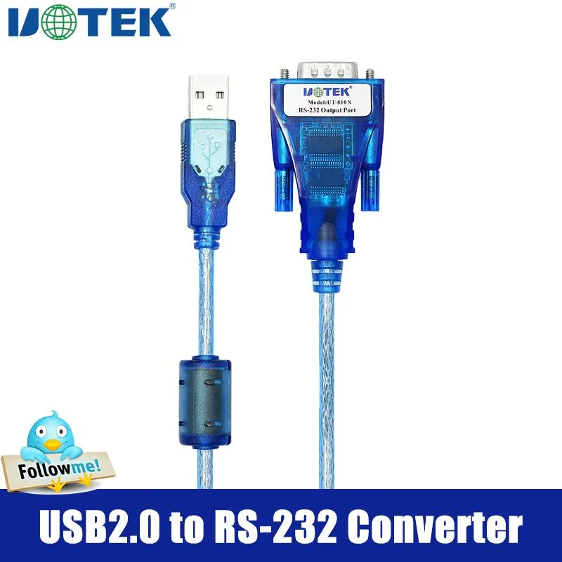 UOTEK UOTEK UT-810N USB to RS-232 converter cable 4.92ft USB-A DB9 male — product photo