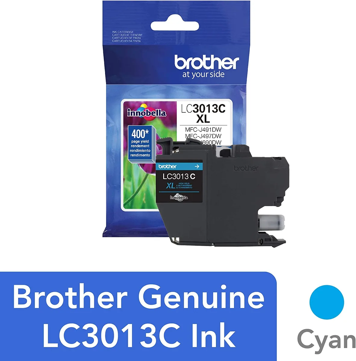 Brother Brother LC3013C Cyan Ink Cartridge (genuine brands) — product photo