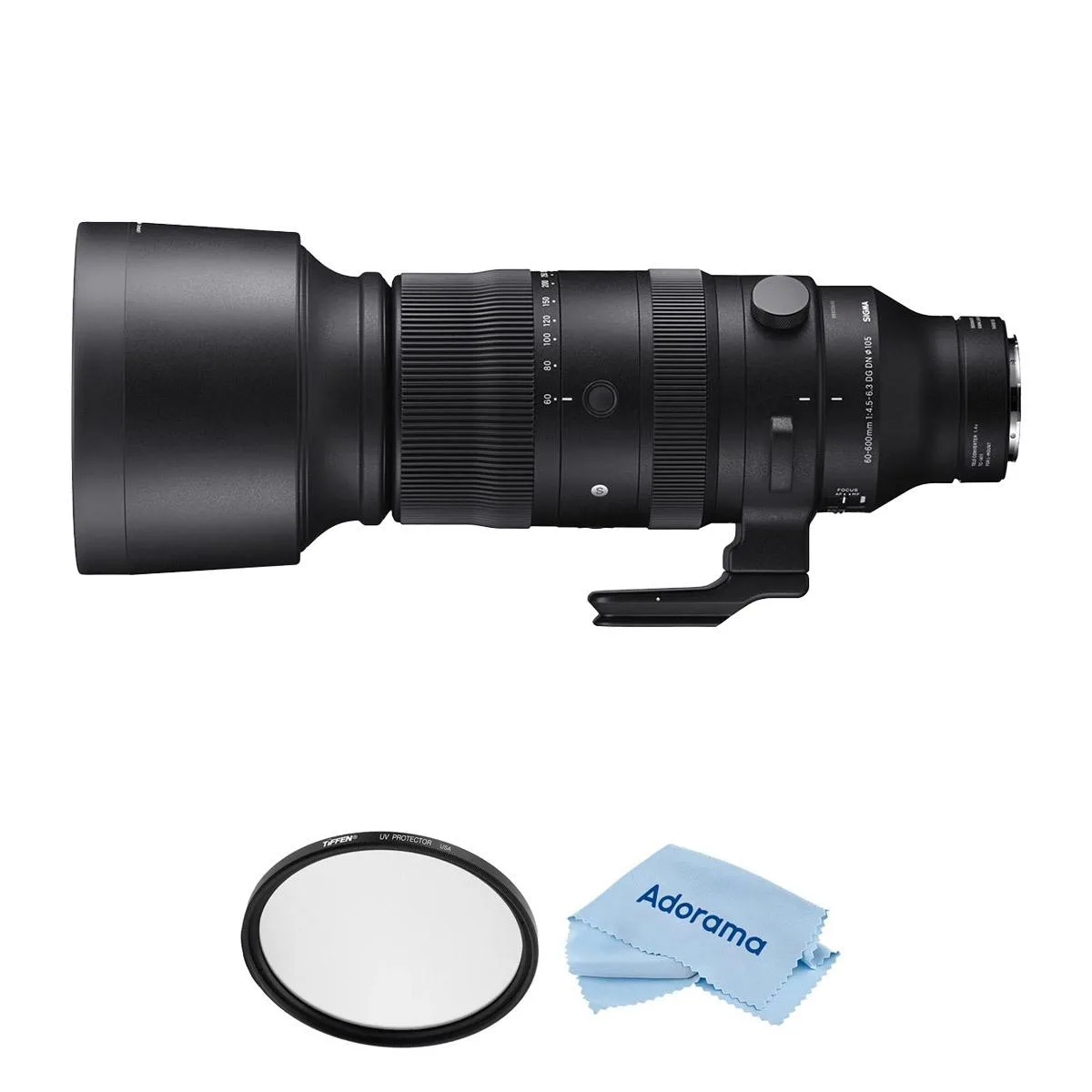 SIGMA SIGMA 60-600mm f/4.5-6.3 DG DN OS Sports Lens for L Mount Bundle with 105mm UV Filter — product photo