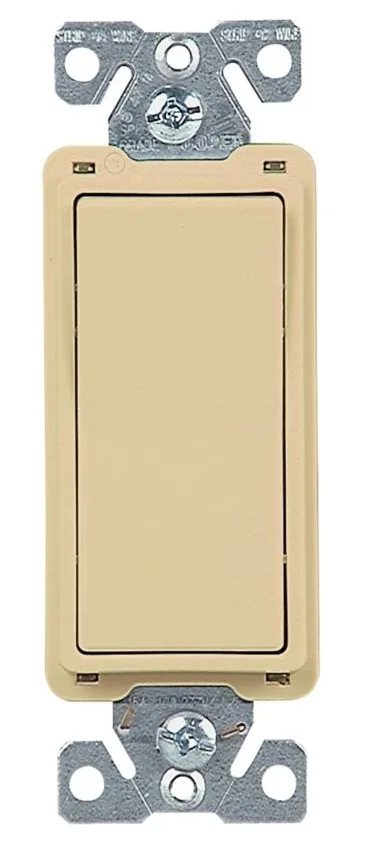 Eaton Eaton 7504V 7500 Decorative Rocker Switch 4-Way Ivory 15A 120/277V — product photo