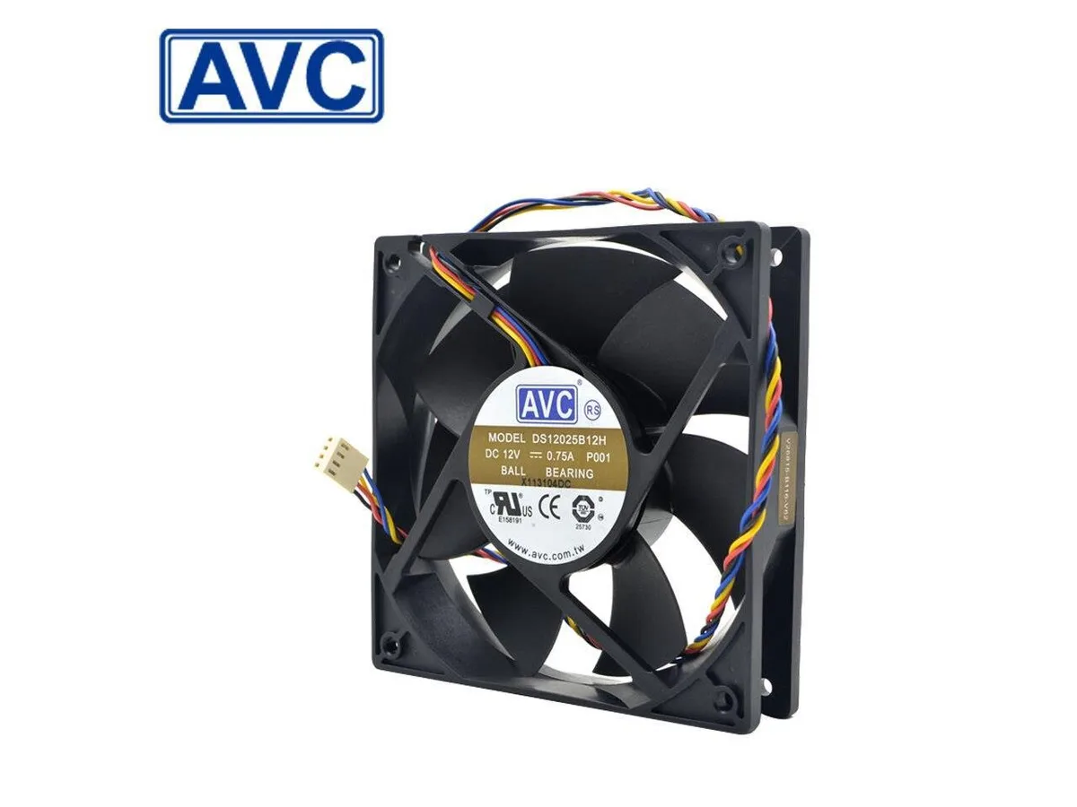 Fans Fans DS12025B12H P001 12025 12V .75A PWM case fan — product photo