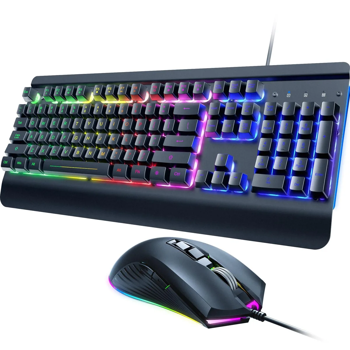 Redragon PC279A 104-Key Wired Gaming Keyboard & Mouse Combo, Black — product photo