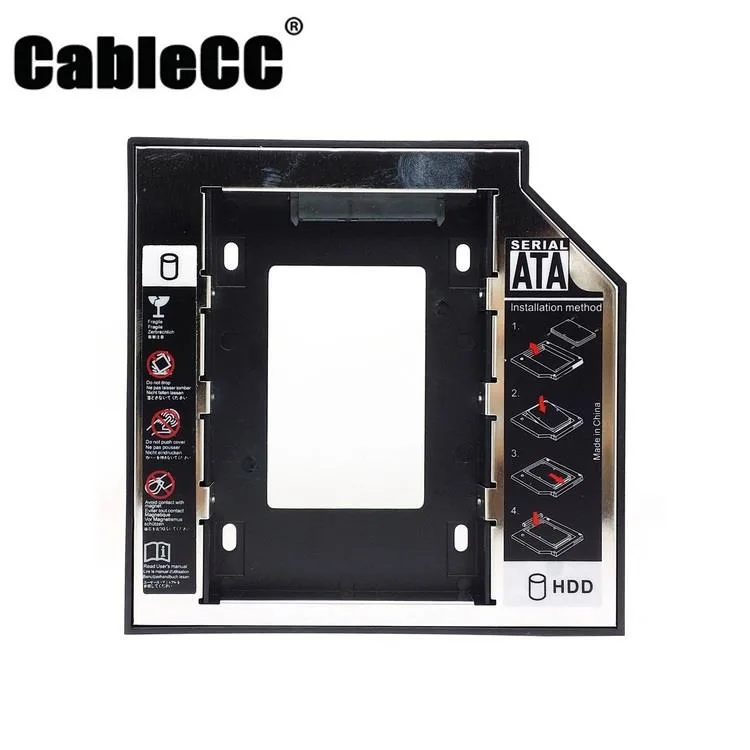 Cablecc Cablecc SATA 22pin HDD Caddy 12.7mm Optical Bay — product photo