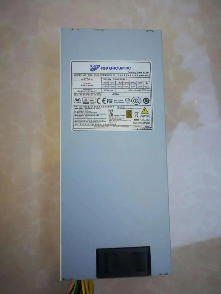 Supersuperuncle Supersuperuncle FSP400-70LQ 400W 1U server power supply — product photo
