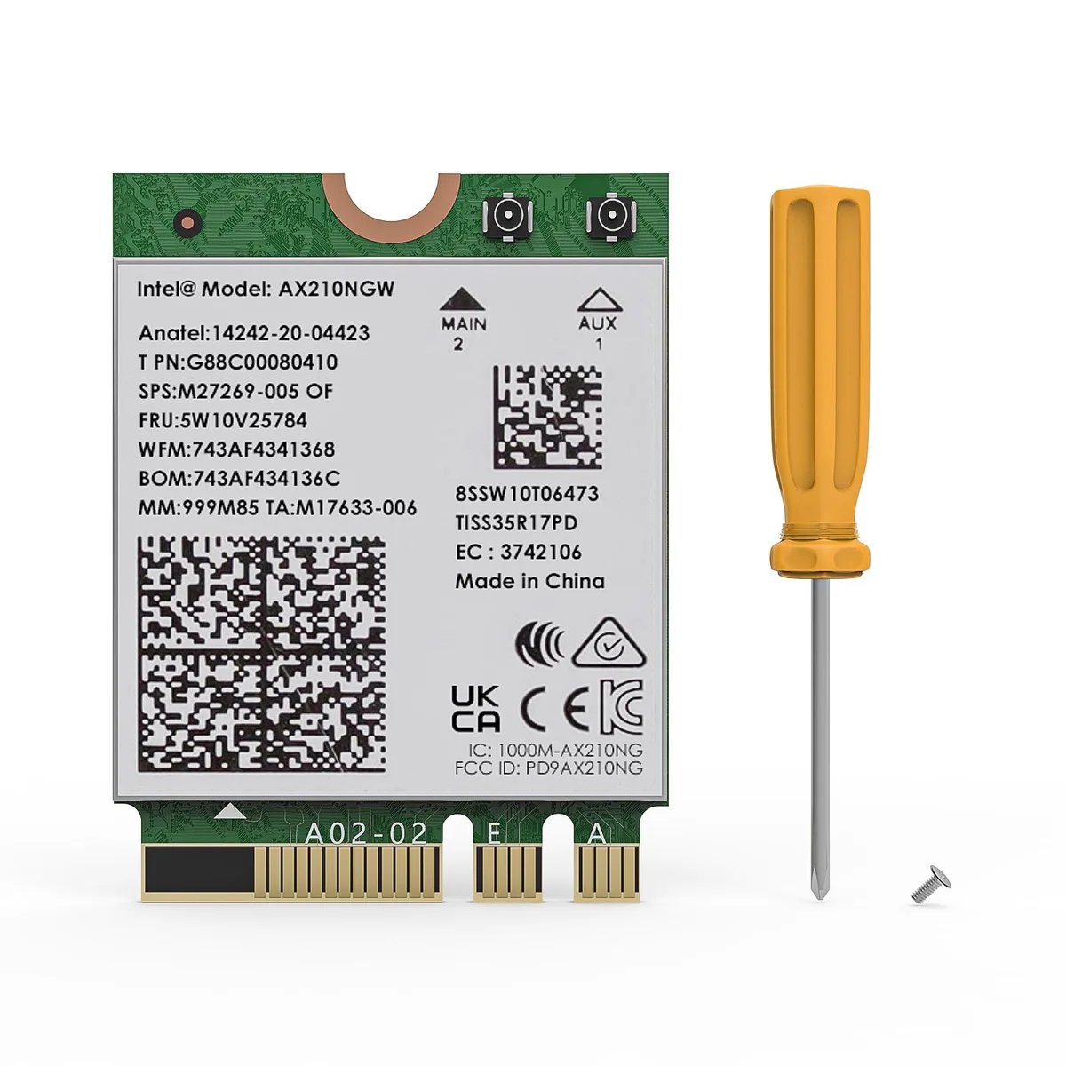 Wavlink Wavlink WN675X3M Wi-Fi 6E AX5400 Tri-band M.2 Wi-Fi adapter Bluetooth 5.3 — product photo
