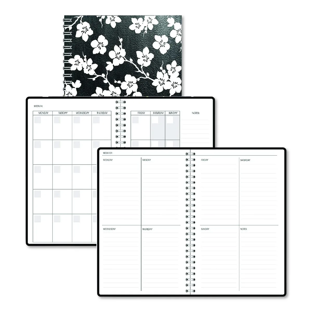 House of Doolittle House of Doolittle Recycled Undated Monthly/Weekly Planner Cherry Blossoms 11x7 212152 — product photo