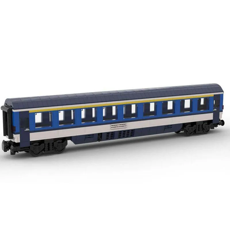 ZITIANYOUBUILD ZITIANYOUBUILD MOC-61486 6wide Static Edition Czech 1st Class Passenger Car 688 Parts Educational Building Set — product photo