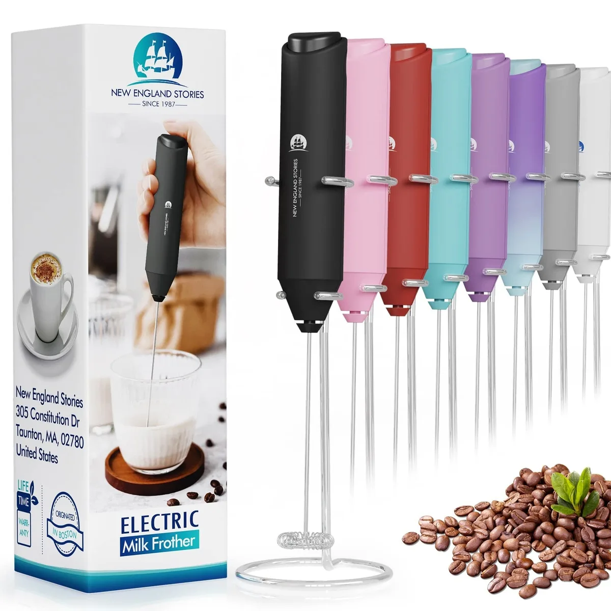  New England Stories MF-BLACK-YJ-2 Food Mixer Black 17000-19000 RPM — product photo