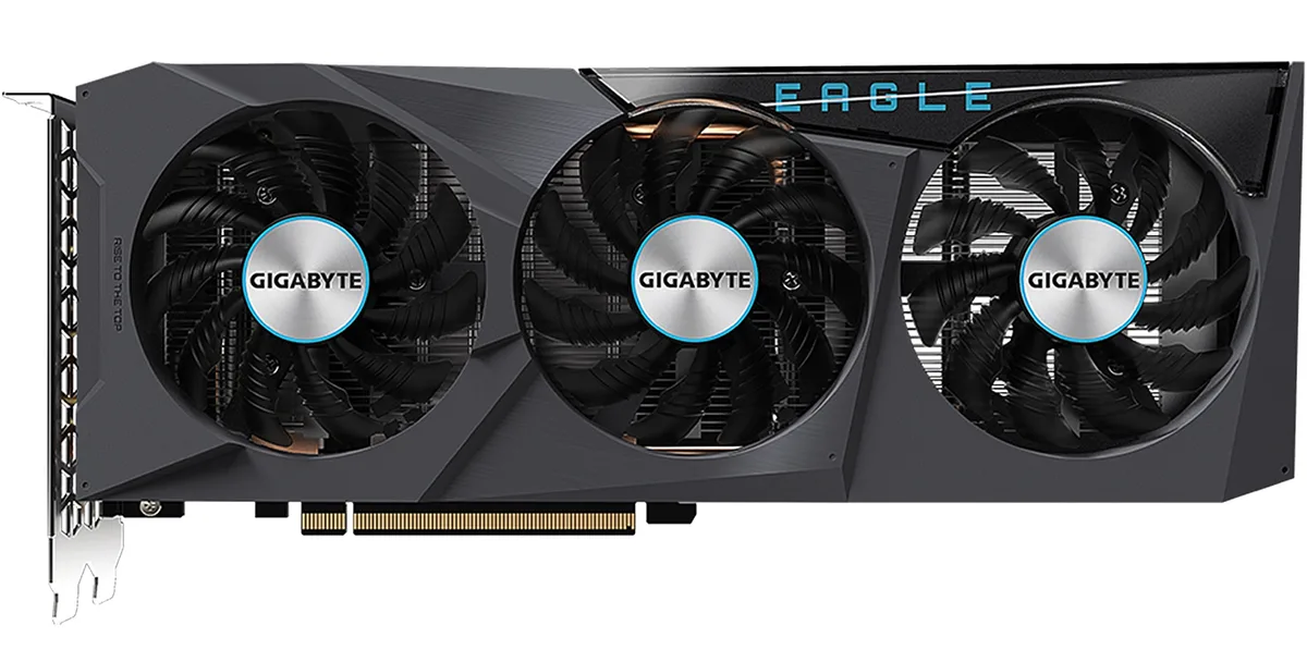 GIGABYTE GIGABYTE GV-R66EAGLE-8GD Radeon RX 6600 Eagle 8GB graphics card — product photo