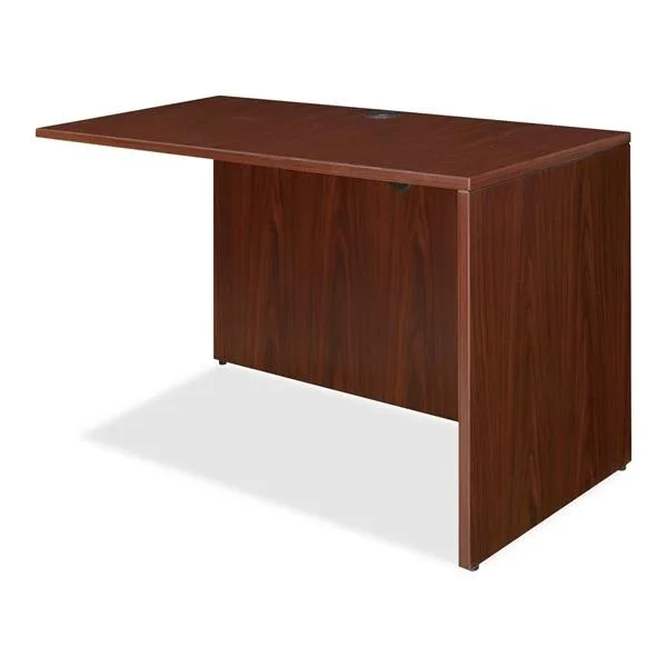 Lorell Lorell 69387 Return Shell 48x24x29.5 Mahogany office furniture — product photo