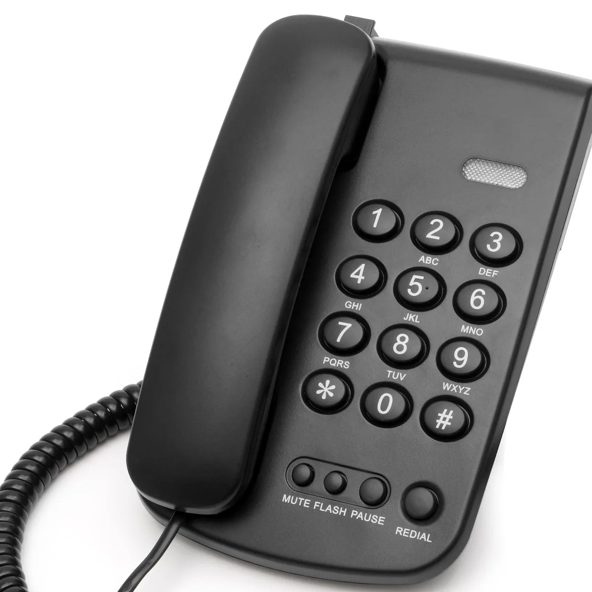  Lativu Corded Phone Black Digital Answering Machine 7.3 in x 2.0 in x 8.5 in — product photo