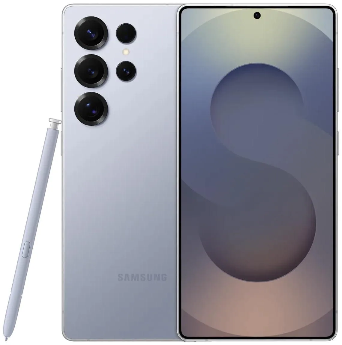 SAMSUNG SAMSUNG Galaxy S25 Ultra 256GB Silver Blue cell phones - unlocked — product photo