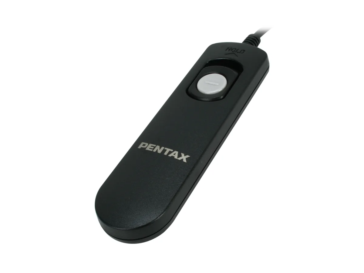 PENTAX CS-205 wired remote cable with two-stage shutter button and lock