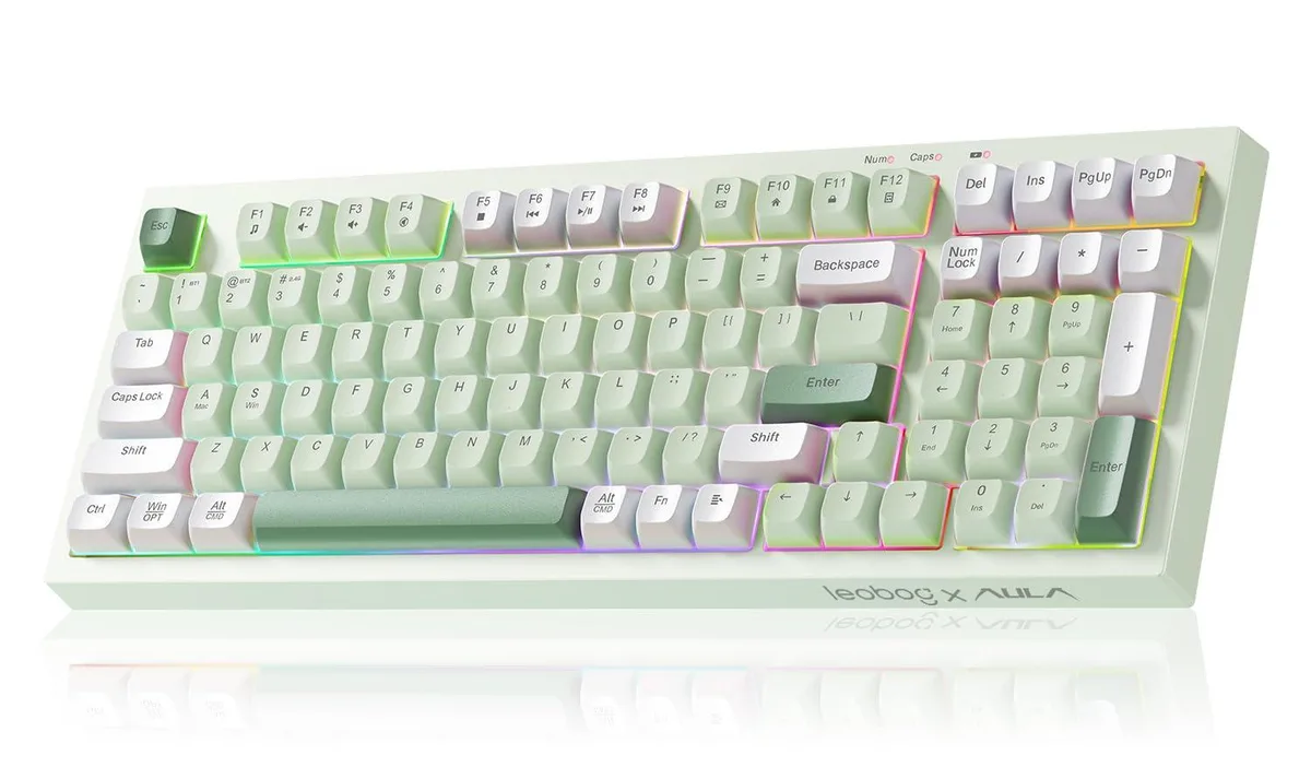  Redragon K99 Green Wired Gaming Keyboard — product photo