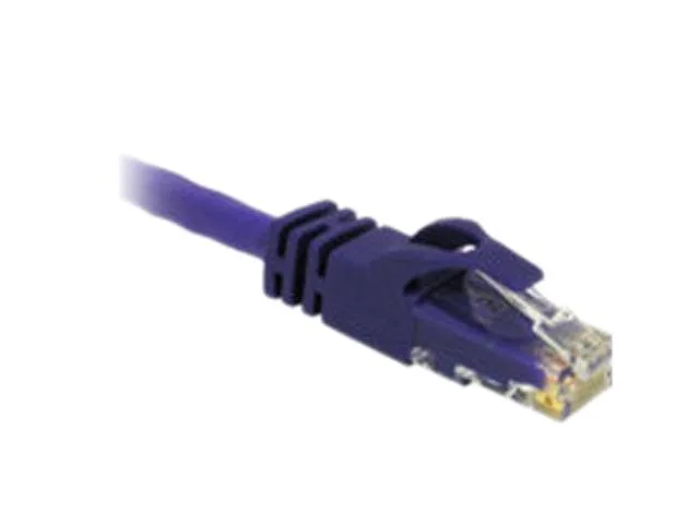 Cables To Go Cables To Go 27803 Cat6 network ethernet cable purple 10 ft — product photo