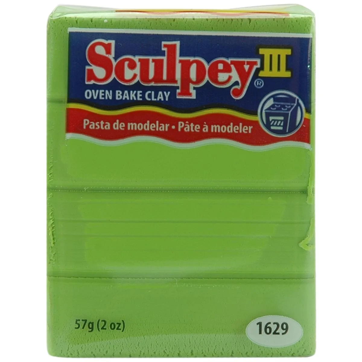 POLYFORM POLYFORM Sculpey III Polymer Clay 2oz Granny Smith 56g — product photo