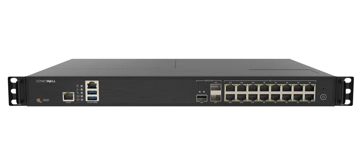 SonicWall SonicWall NSa 2800 firewall appliance 03-SSC-1841 — product photo