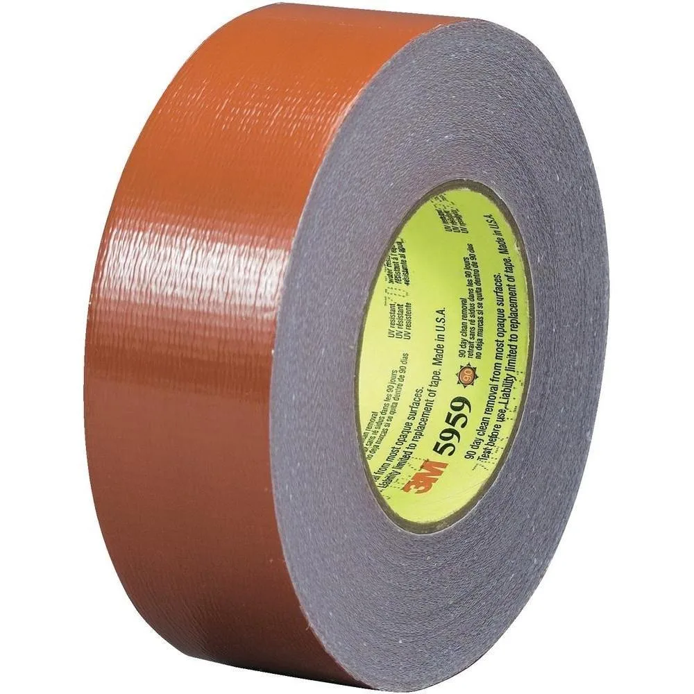 Red painter's tape roll 48 mm wide 41.1 m long 12 mil thick