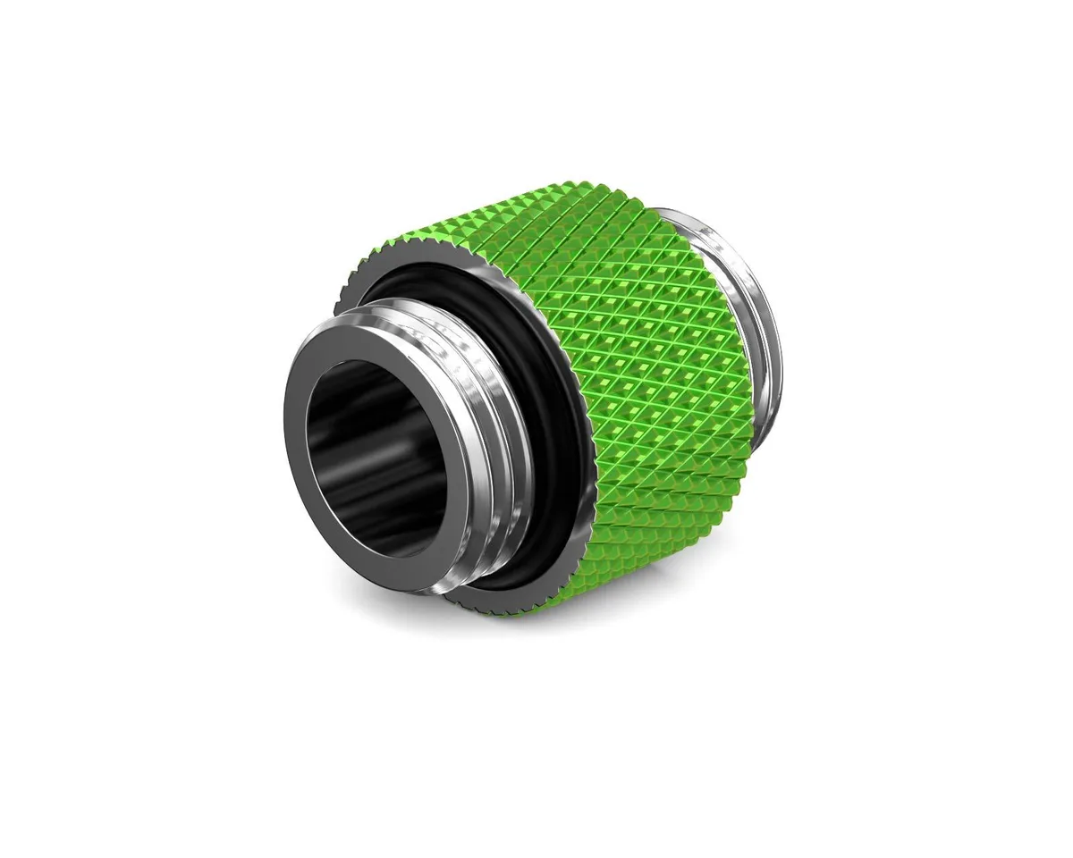 PrimoChill PrimoChill Dual Male G1/4 Straight Coupler SX Toxic Candy diy cooling — product photo