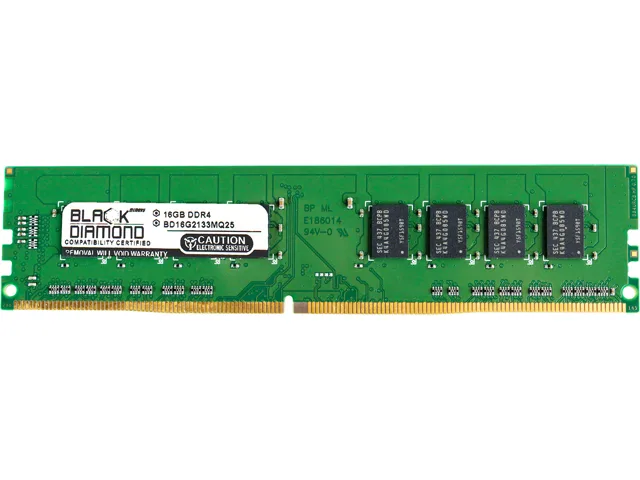 Black Diamond Memory Black Diamond Memory BD16G2133MQ25 16GB DDR4 2133 desktop RAM — product photo