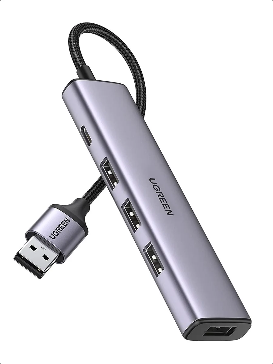 censreal censreal USB 3.0 4-Port Hub Aluminum Ultra-Slim — product photo